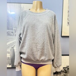 Sherpa Gray Cozy Women's Sweater/Sweatshirt